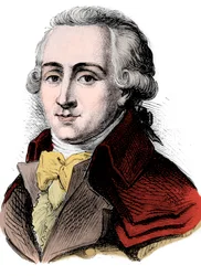 Retrato de Georges Couthon, político francês.