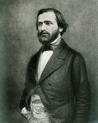 Retrato de Giuseppe Fortunino Francesco Verdi (água-forte)