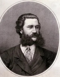 Retrato de Johann Strauss II (água-forte)