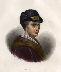 Retrato de Luís XI (1423 - 1483), rei de França