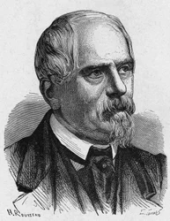 Retrato de Paul Bins, conde de São Victor, ensaísta e crítico francês .
