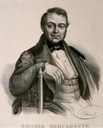 Retrato de Saverio Mercadante (gravura)