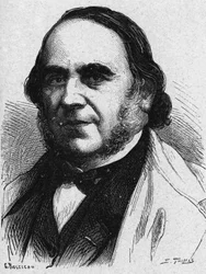 Retrato de Victor Coste, biólogo francês que se dedicou à embriologia .