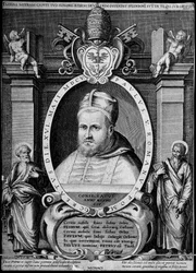 Retrato do 231º Papa Paulo V em 1605