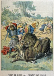 Pépin, o Breve, no Champ de Mars, por volta de 750.