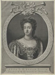 Rainha de Inglaterra Ana (impressão)