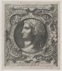 Imperador romano Nero (impressão)