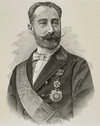 SALVADOR RODRIGANEZ, Amos (1845-1922). Político e engenheiro espanhol. Gravura.