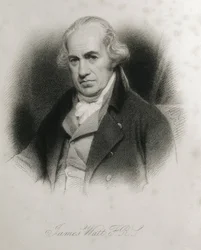WATT, James (1736-1819). Retrato de James Watt. Gravura.