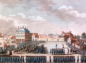 Guerra da Vendeia: tiroteio de François Athanase De Charette de la Contrie, General em Chefe das Armas da Vendeia, 29 de março