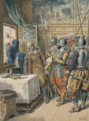prisão de Pierre Broussel (1575 - 1654) em 1648 por ordem de Ana de Áustria, o que provocou o alívio do povo (dias das barricadas) e a Fronda
