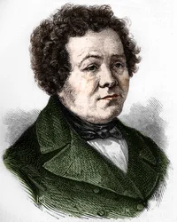 Retrato de Adolphe Cremieux, político francês.
