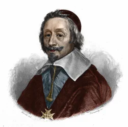 retrato de Armand Jean Du Plessis, cardeal de Richelieu Prélat e estadista francês (n. em Paris