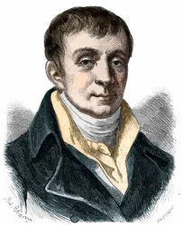 Retrato de François Andrieux (1759-1833), poeta e dramaturgo francês.