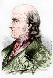 Retrato de Samuel Hahnemann, pai da homeopatia.