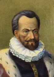 Retrato de Simon Stevin. Matemático belga.