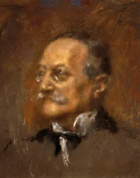 Retrato de Arrigo Boito (óleo sobre tela)