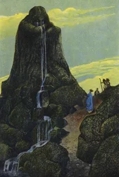 Niobe transformada em pedra chorosa (cor litho)
