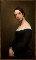 Retrato da cantora e compositora Pauline Viardot 1821-1910, 1840.