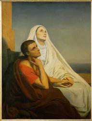Santo Agostinho e a sua mãe, Santa Mónica ...