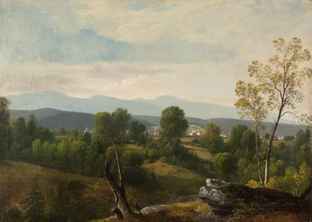 Uma vista do vale