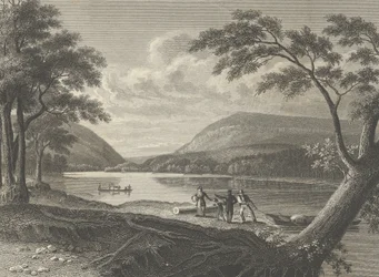 Delaware Water Gap, 1830.