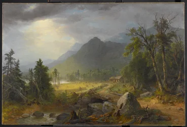 A primeira colheita na natureza selvagem, 1855