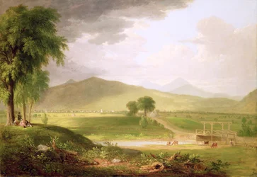 Vista de Rutland, Vermont, 1840