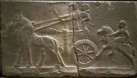 Carruagem e cavalaria, 8 º cen. BC