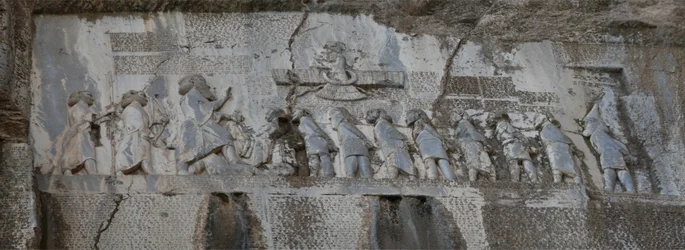Dario I, o Grande. A inscrição de Behistun, século VI a.C.