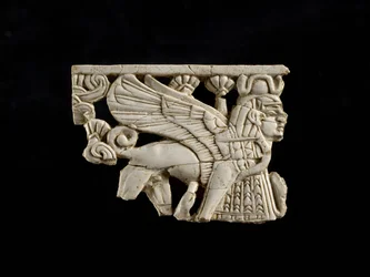 Fragmento da Esfinge do Forte Shalmaneser, Nimrud, Assírio, século VIII aC