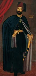 Retrato de Mahmud II 1785-1839, Sultão do Império Otomano, depois de 1828