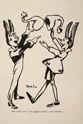 Pinóquio e Candlewick, ilustração de "Pinóquio"
