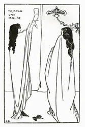Uma repetição de Tristão e Isolda, ilustração de "The Savoy", 1896