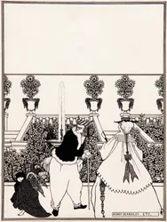 Design da capa para The Savoy, 1896