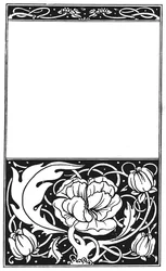 Design para a capa de &39;At the First Corner e outras histórias; por HB Marriott Watson, 1895