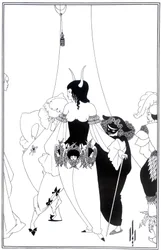 Ilustração para a máscara da morte vermelha por Edgar Allan Poe, 1895