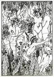 The Orgy, c.1894 (litho)