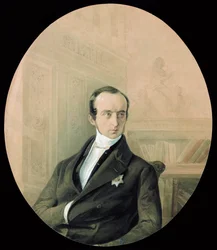 Retrato do príncipe Vladimir Fyodorovich Odoyevsky 1803-1869, final da década de 1840.