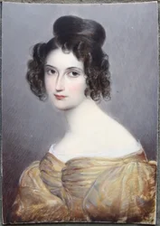 Miniatur, August Grahl, desconhecido Senhora 1, Marfim
