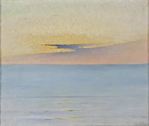 Mar no pôr do sol