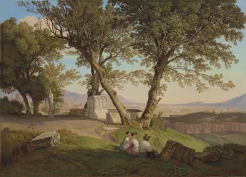 Vista de Roma a partir da Villa Mattei