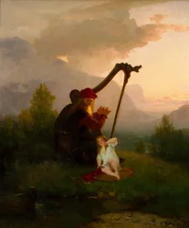 O rei Heimer e Aslog, 1856