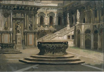 Pátio interno do Palácio Ducal