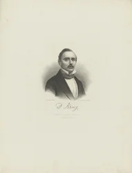 Retrato do pianista e compositor Diederich Krug 1821-1880, c. 1850