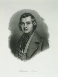 Retrato do poeta Heinrich Heine 1797-1856, 1842
