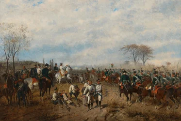 August von Maly Arquiduque Carlos na Batalha de Aldenhoven