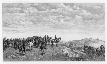 Napoleão III em Solferino, c1880-1882.