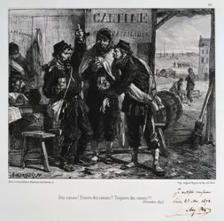 Canhões! Ainda canhões !! Canhões sempre !!! Cerco a Paris, dezembro de 1870 1872