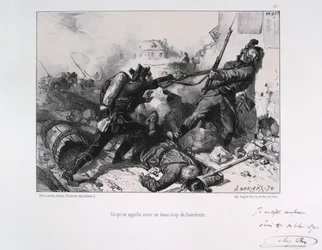 Luta corpo a corpo, Cerco a Paris, Guerra Franco-Prussiana, 1870 1871